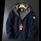 Men Winter Fleece Jacket Warm Hooded Thickened Wool Coat Casual Outdoor Ski Suit 0