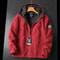 Men Winter Fleece Jacket Warm Hooded Thickened Wool Coat Casual Outdoor Ski Suit 10
