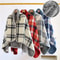 Thick Plaid Wearable Blanket With Buttons Soft Fleece Shawl Throw 0