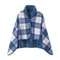 Thick Plaid Wearable Blanket With Buttons Soft Fleece Shawl Throw 8