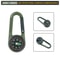 Outdoor Compass Keychain Double Sided Mini Backpack Accessory 6