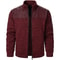 Men Patchwork Stand Collar Zip Up Sweatshirt Slim Fit Track Jacket 11