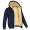Sherpa Lined Zip Hoodie Warm Fleece Jacket With Pockets 13