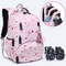 Waterproof School Backpack Large Capacity Printed Student Bag 0