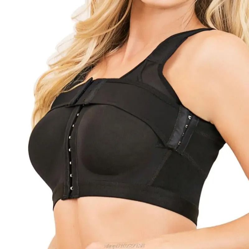 Womens Post Surgery Front Closure Bra Posture Corrector Compression Shapewear 7