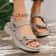 Womens Summer Wedge Sandals Casual Lightweight Non Slip Platform Shoes 9