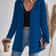 Womens Solid Color Hooded Zip Sweatshirt Casual Loose Fit Jacket 5