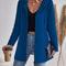 Womens Solid Color Hooded Zip Sweatshirt Casual Loose Fit Jacket 5