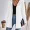 Womens Solid Color Hooded Zip Sweatshirt Casual Loose Fit Jacket 7