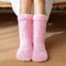 Womens Thickened Winter Thermal Velvet Non Slip Slipper Socks 13