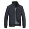 Mens Casual Slim Fit Bomber Jacket Lightweight Baseball Style Coat 8