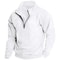 Mens Fleece Half Zip Stand Collar Sweatshirt 11