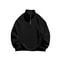 Mens Fleece Half Zip Stand Collar Sweatshirt 7