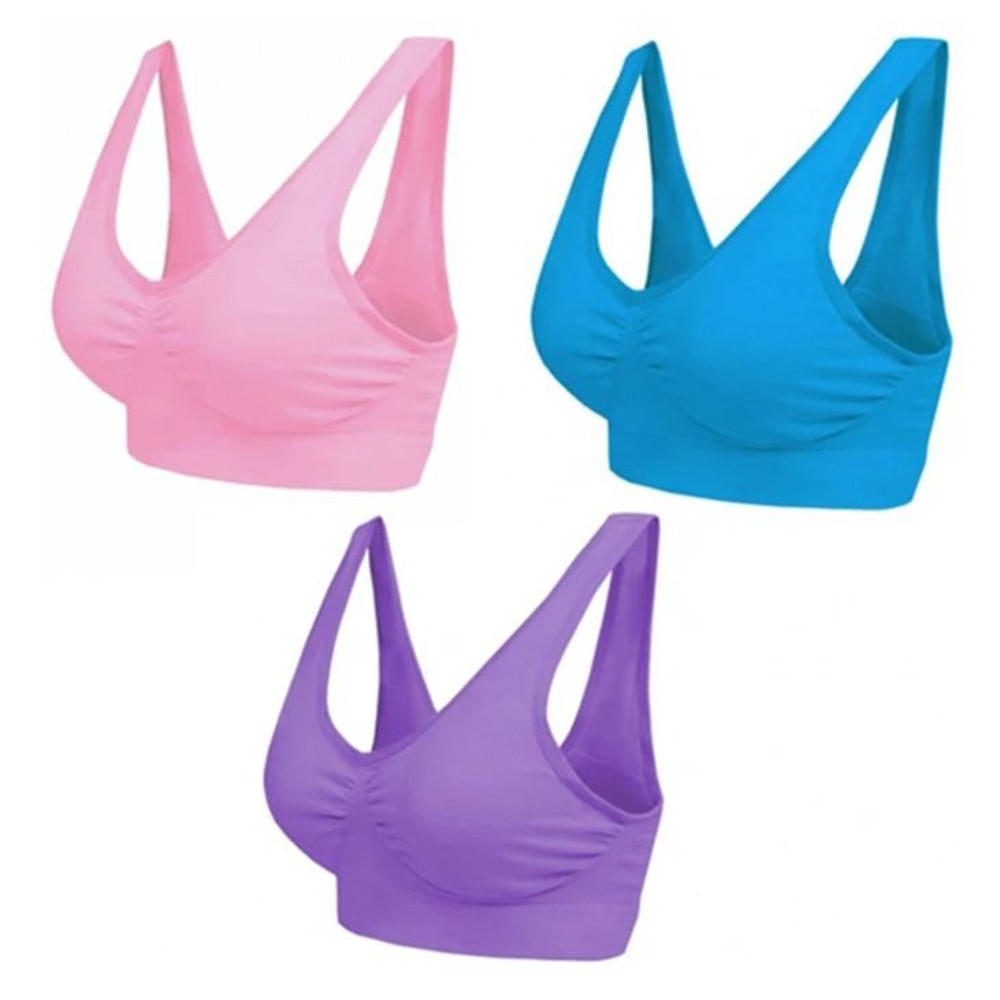 Seamless Wireless Bralette For Women No Pad Plus Size Active Bra 3
