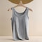 Plus Size Seamless Camisole Top With Built In Bra Comfortable Cotton Modal Tank 9