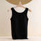 Plus Size Seamless Camisole Top With Built In Bra Comfortable Cotton Modal Tank 8