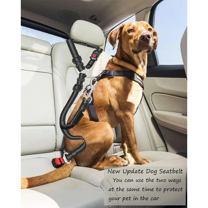 Adjustable Heavy Duty Dog Car Seat Belt 0