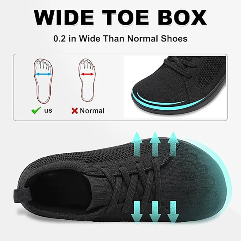 Minimalist Barefoot Shoes Lightweight Wide Toe Running And Walking Shoes 3