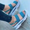 Womens Open Toe Buckle Sandals Non Slip Summer Wedge Shoes 4