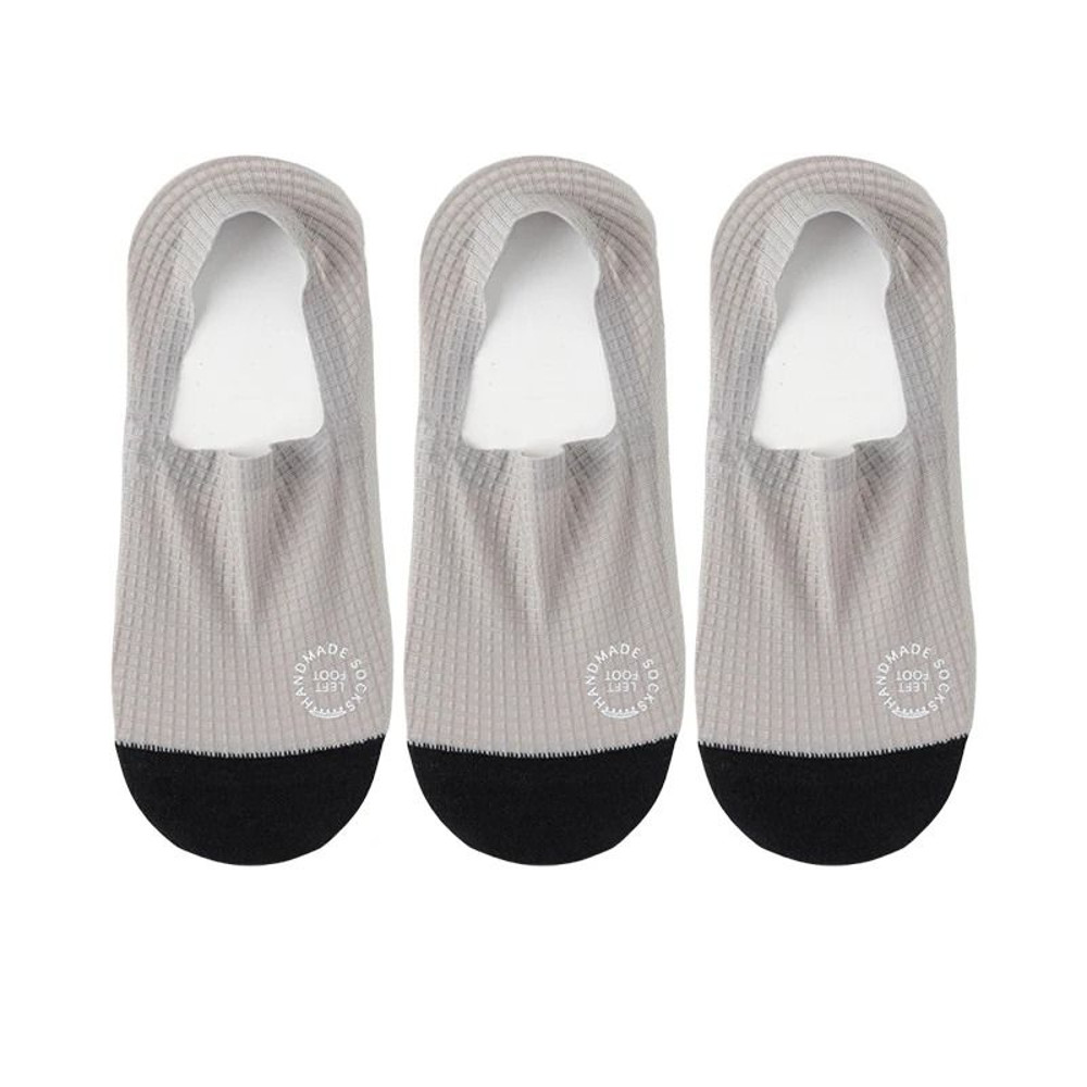 Mens Invisible Socks Breathable Mesh Boat Socks 3 Pairs 13