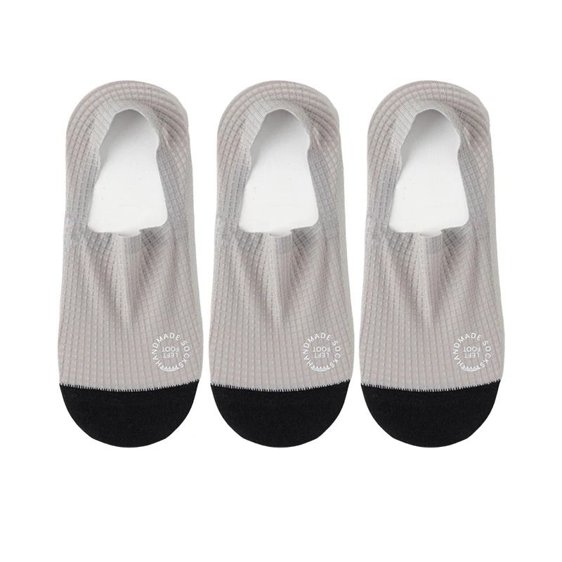 Mens Invisible Socks Breathable Mesh Boat Socks 3 Pairs 13