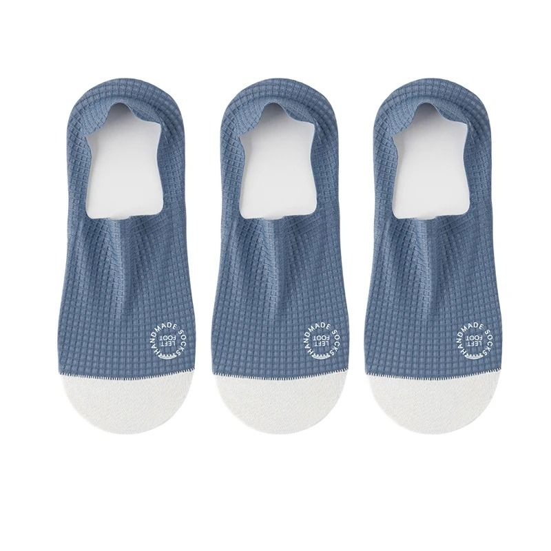 Mens Invisible Socks Breathable Mesh Boat Socks 3 Pairs 15