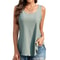Womens Summer Sleeveless Casual Tank Top 8