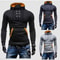 Mens Autumn Zipper Hoodie Sweatshirt 4