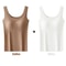 Womens Seamless Tank Top With Chest Pad 2 Pack 10