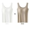 Womens Seamless Tank Top With Chest Pad 2 Pack 5