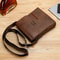 Mens Leather Crossbody Messenger Shoulder Bag 4
