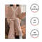 Womens Winter Flannel Pajama Set With Cardigan 3