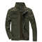 Mens Military Cargo Jacket Plus Size Casual Army Coat 1