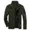 Mens Military Cargo Jacket Plus Size Casual Army Coat 7