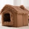 Indoor Soft Dog Kennel Warm Pet Bed Cave With Removable Mat 6