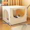 All Seasons Semi Enclosed Cat Nest Large Cozy Pet Bed 2