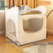 All Seasons Semi Enclosed Cat Nest Large Cozy Pet Bed 10