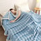 Solid Color Flannel Rabbit Fur Soft Sofa And Bed Blanket 10