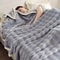 Solid Color Flannel Rabbit Fur Soft Sofa And Bed Blanket 13