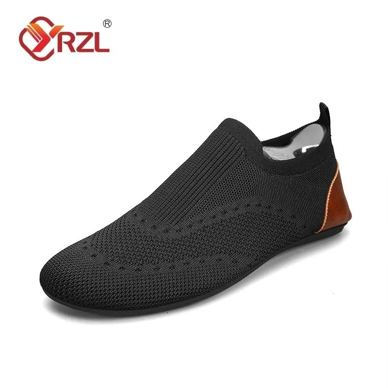 Mens Casual Loafers Soft Driving Moccasins Breathable Mesh Slip On Walking Shoes