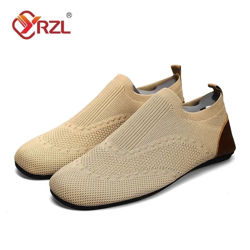 Mens Casual Loafers Soft Driving Moccasins Breathable Mesh Slip On Walking Shoes