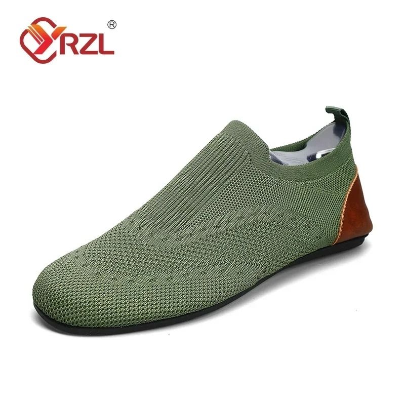 Mens Casual Loafers Soft Driving Moccasins Breathable Mesh Slip On Walking Shoes