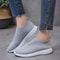 Breathable Mesh Platform Sneakers Slip On Lightweight Casual Sports Shoes 1