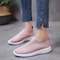 Breathable Mesh Platform Sneakers Slip On Lightweight Casual Sports Shoes 3
