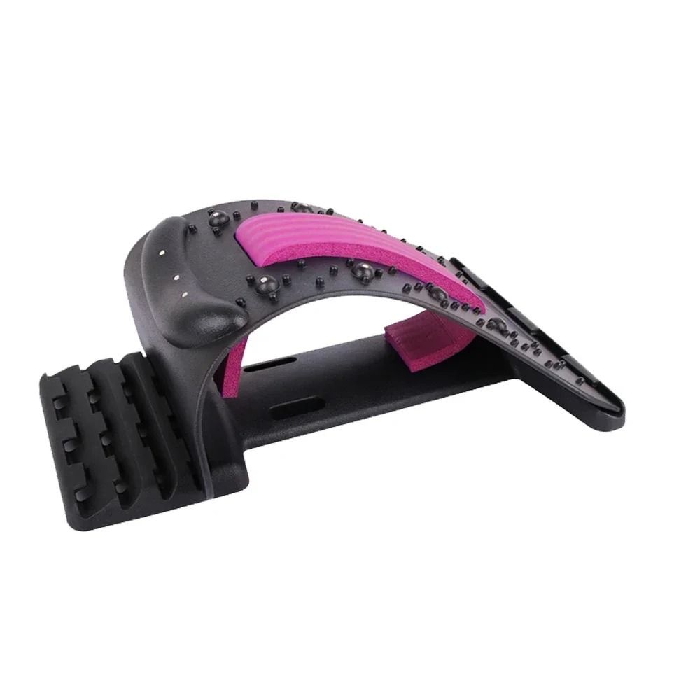 Adjustable Back Stretcher With MultiLevel Lumbar Support And Massage Points 9