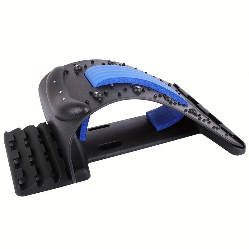 Adjustable Back Stretcher With MultiLevel Lumbar Support And Massage Points 6