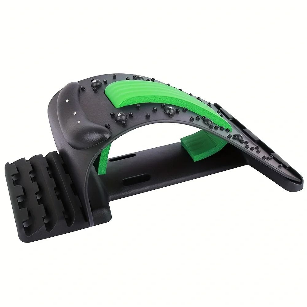 Adjustable Back Stretcher With MultiLevel Lumbar Support And Massage Points 8