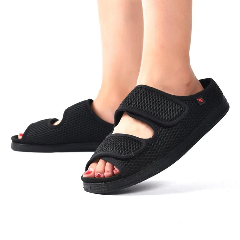 Adjustable Diabetic Shoes For Men And Women With Swollen Feet Support 0