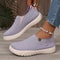 Women Summer Casual Flat Shoes Comfortable Breathable Soft Bottom Outdoor Walking Shoes 4