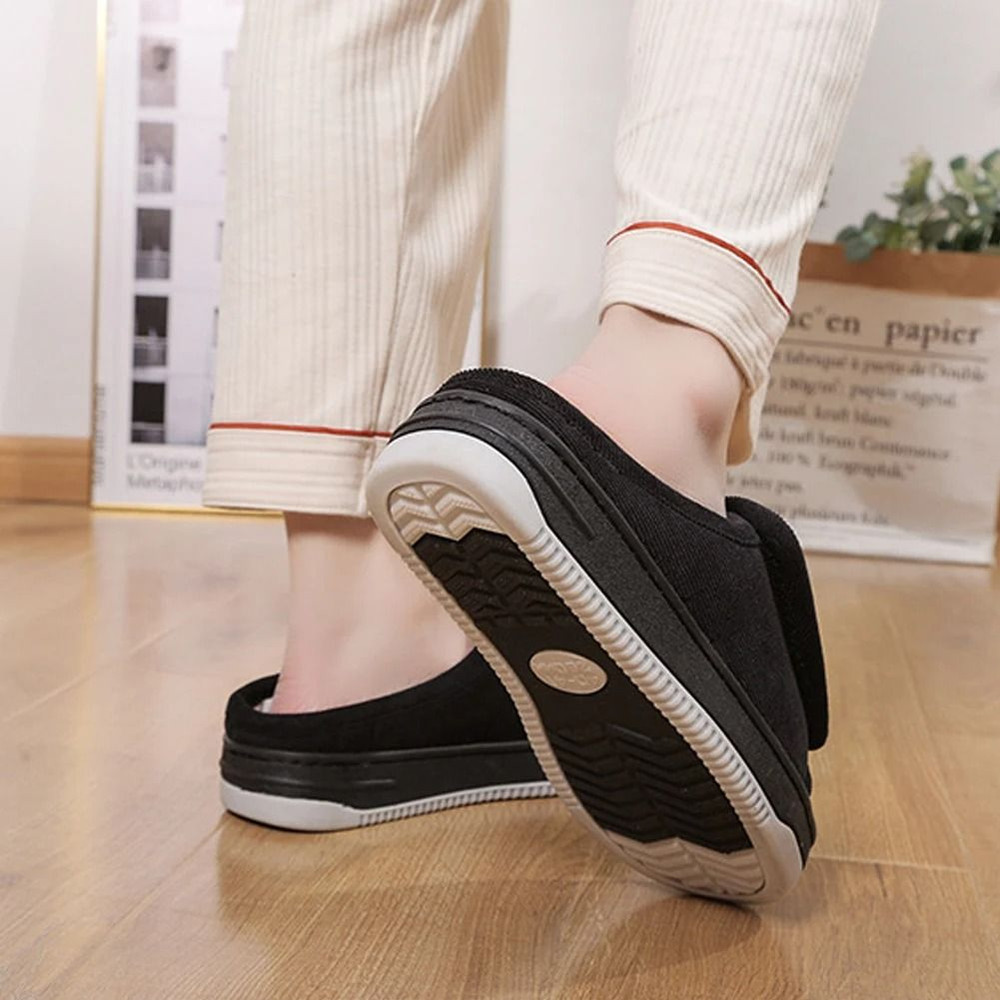 Men Women Diabetic Slippers Adjustable Open Toe Swollen Feet Shoes With Non Slip Sole 1